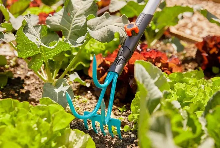 Gardena Combisystem - Coltivatore con rastrello Combisystem, senza manico 3165-20