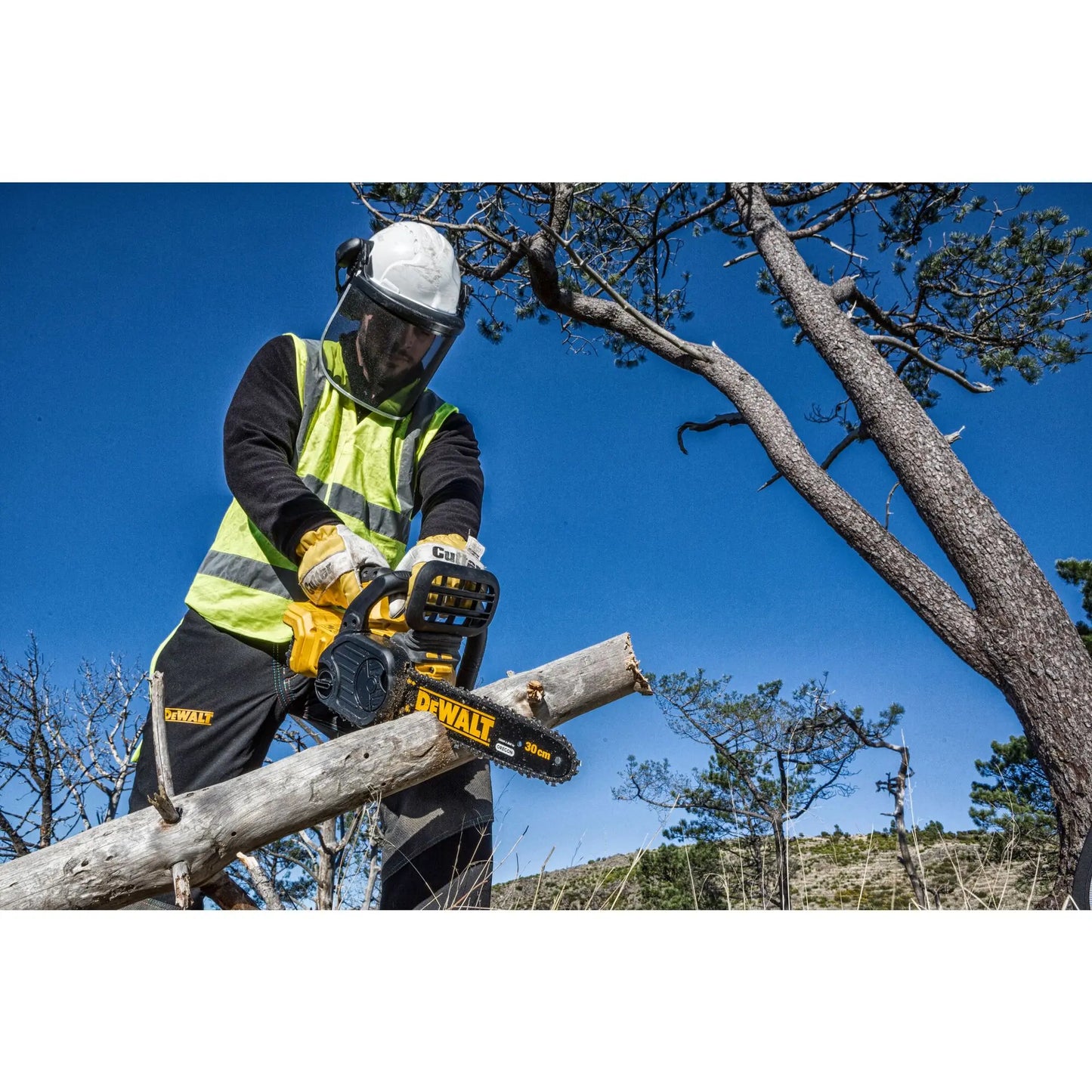 DeWALT Motosega elettrica AKU 18V, 1x batteria 5,0 Ah XR DCM565P1