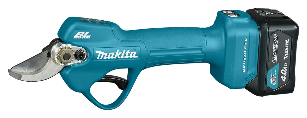 Makita Forbici a batteria 12V, 1x batteria 4,0 Ah Li-ion CXT, caricabatterie UP100DSMJ