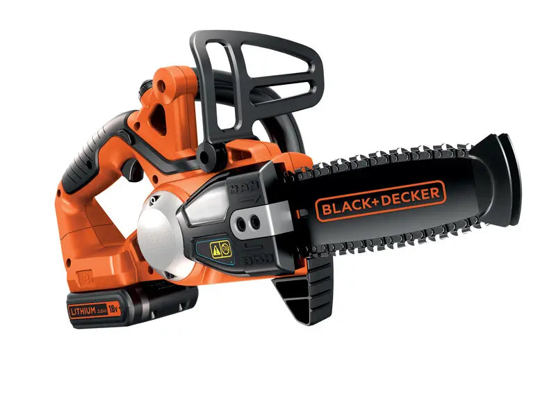 BLACK+DECKER  Elettrosega a batteria 18V 20 cm, 1x batteria 2,0 Ah Li-ion, caricabatterie GKC1820L20-QW