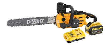 DeWALT  Motosega a batteria 54V 50 cm, 1x batteria 9,0 Ah FLEXVOLT, caricabatterie DCMCS575X1