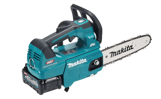 Makita Utensili - Motosega a batteria 40V 25 cm, 1x batteria Li-ion XGT 4,0 Ah, caricabatterie UC002GM102
