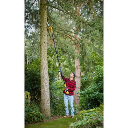 Stanley Attrezzature da giardino - Motosega da potatura a batteria 18V 20 cm, 1 batteria Li-Ion da 4,0 Ah, caricabatterie SFMCPS620M1-QW