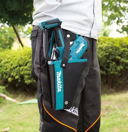 Makita - Motosega da potatura a batteria 18V 15 cm, 1 batteria Li-Ion da 5,0 Ah, caricabatterie