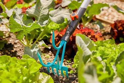 Gardena Combisystem - Coltivatore con rastrello Combisystem, senza manico 3165-20