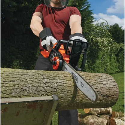 BLACK+DECKER Motosega a batteria 36V 30 cm, 1 batteria 2,5 Ah Li-Ion, caricabatterie GKC3630L25-QW