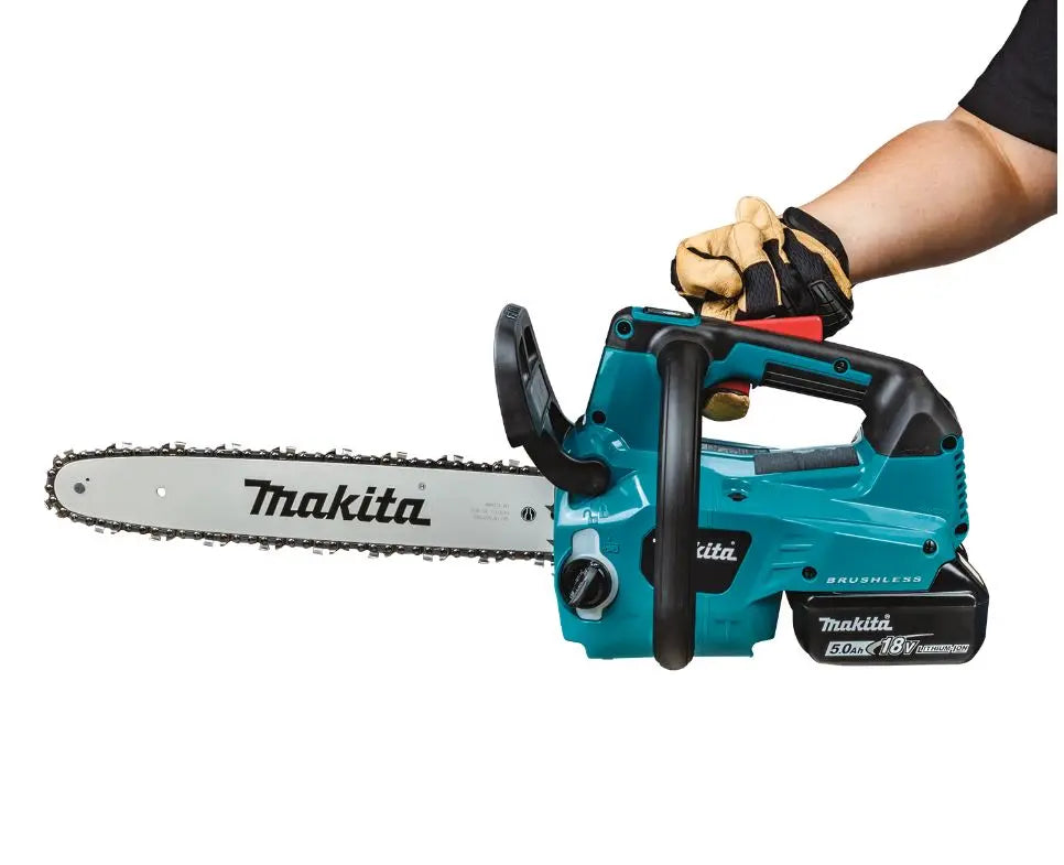 Makita Utensili - Motosega a batteria 18V 30 cm, 2x batterie 5,0 Ah, caricabatterie DUC306PT2B