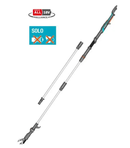 Gardena - troncarami telescopico AKU 18V HighCut 360/18V P4A, senza batteria e caricabatterie 14776-55