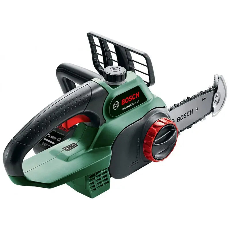 Bosch Attrezzature da giardino - Motosega a batteria 18V 20 cm, 1x batteria 2,5 Ah Li-Ion, caricabatterie 06008B8000